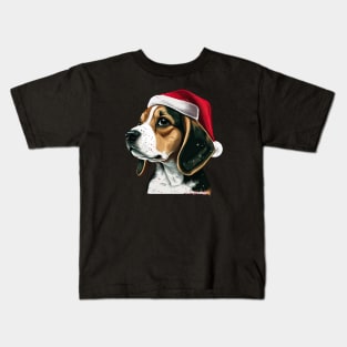 Christmas Beagle Kids T-Shirt